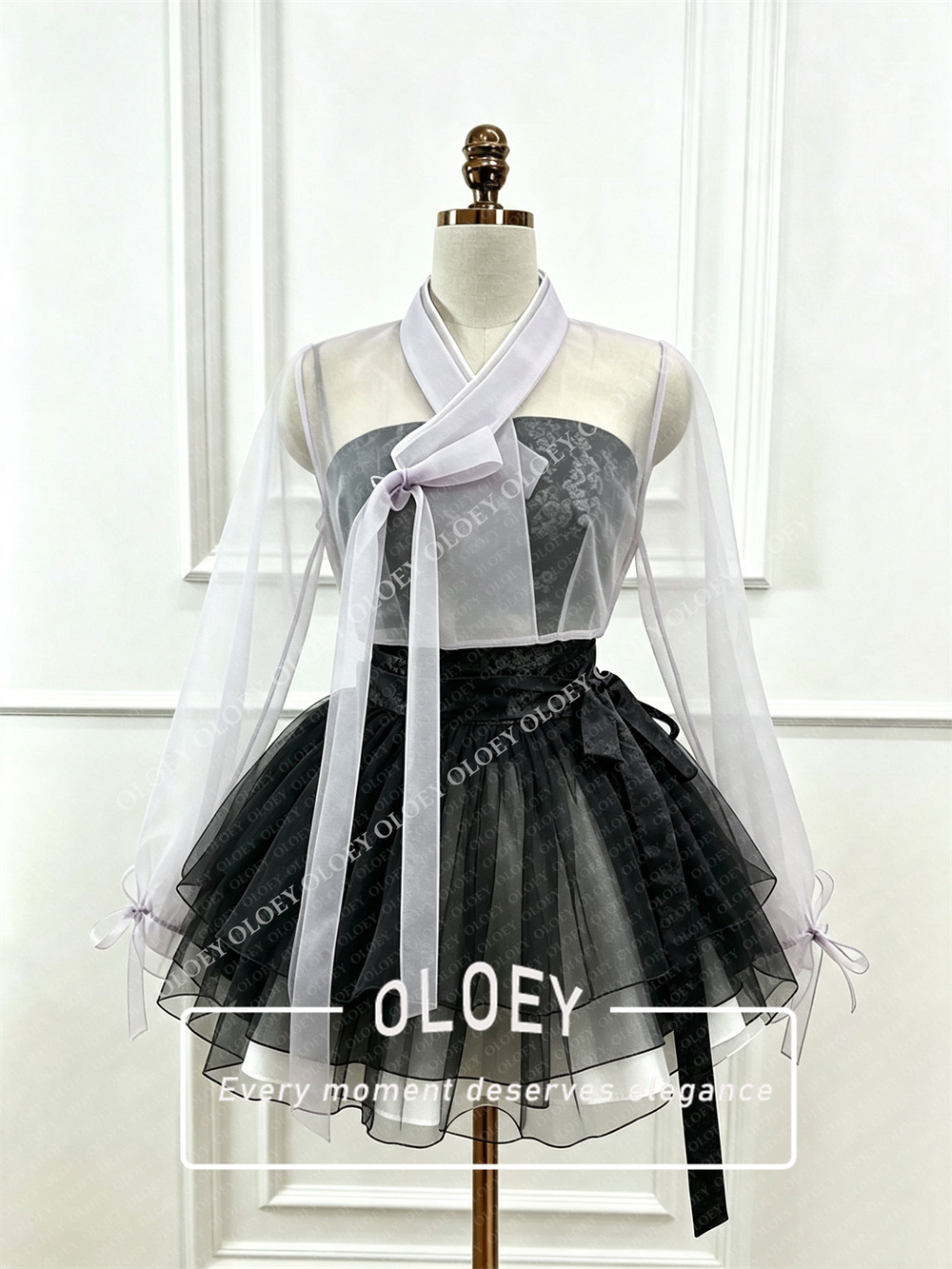 OLOEY طقم هانبوك حديث أسود وأح - مراجعة Modern Korean Lifestyle وسعره